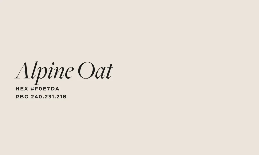 Vibrant & Inspiring: How to Use Pinterest 2025 Color Palette in Website Design Pinterest 2025 color palette alpine oat