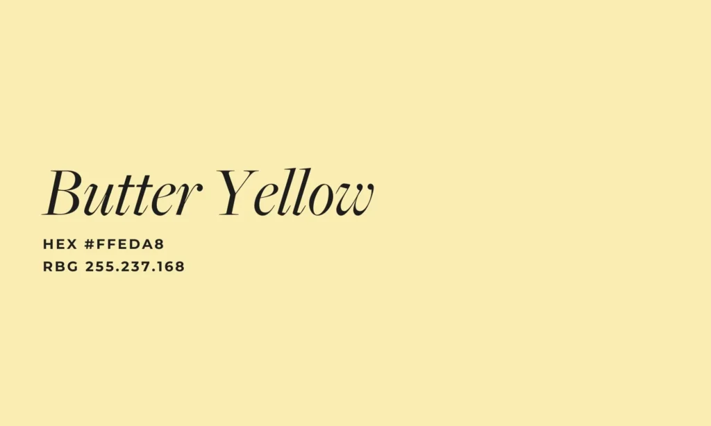 Vibrant & Inspiring: How to Use Pinterest 2025 Color Palette in Website Design Pinterest 2025 color palette butter yellow